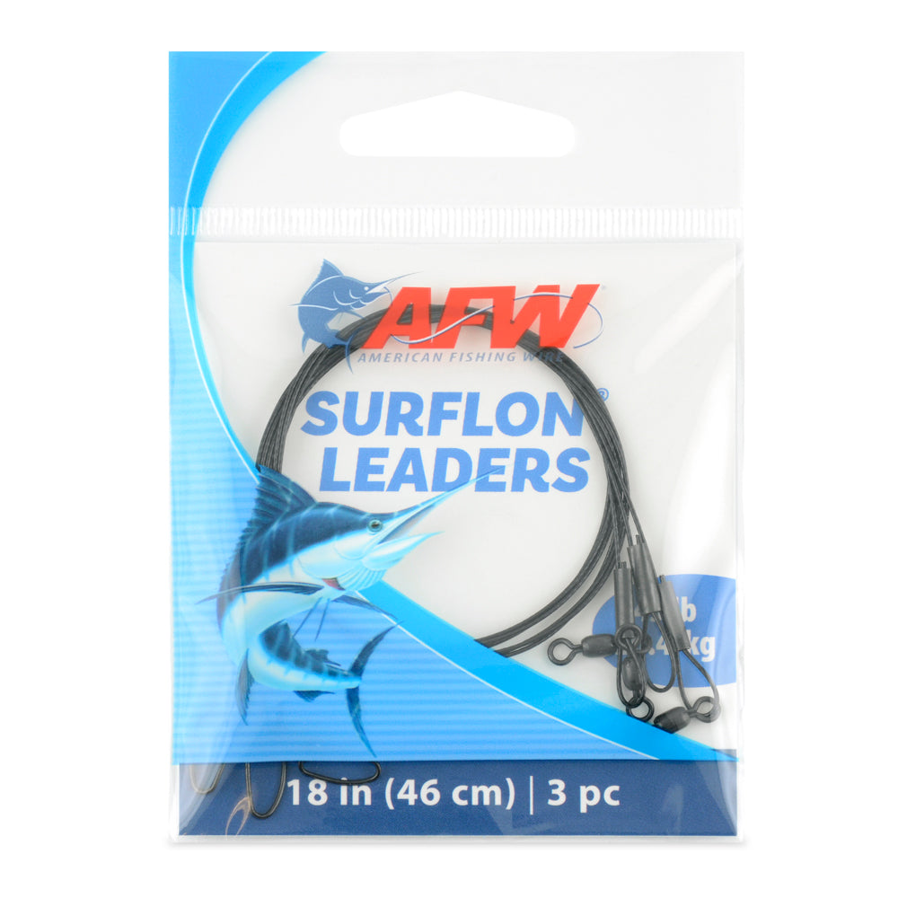 AFW Surflon Leaders, Nylon Coated, 1x7 Stainless Steel Wire