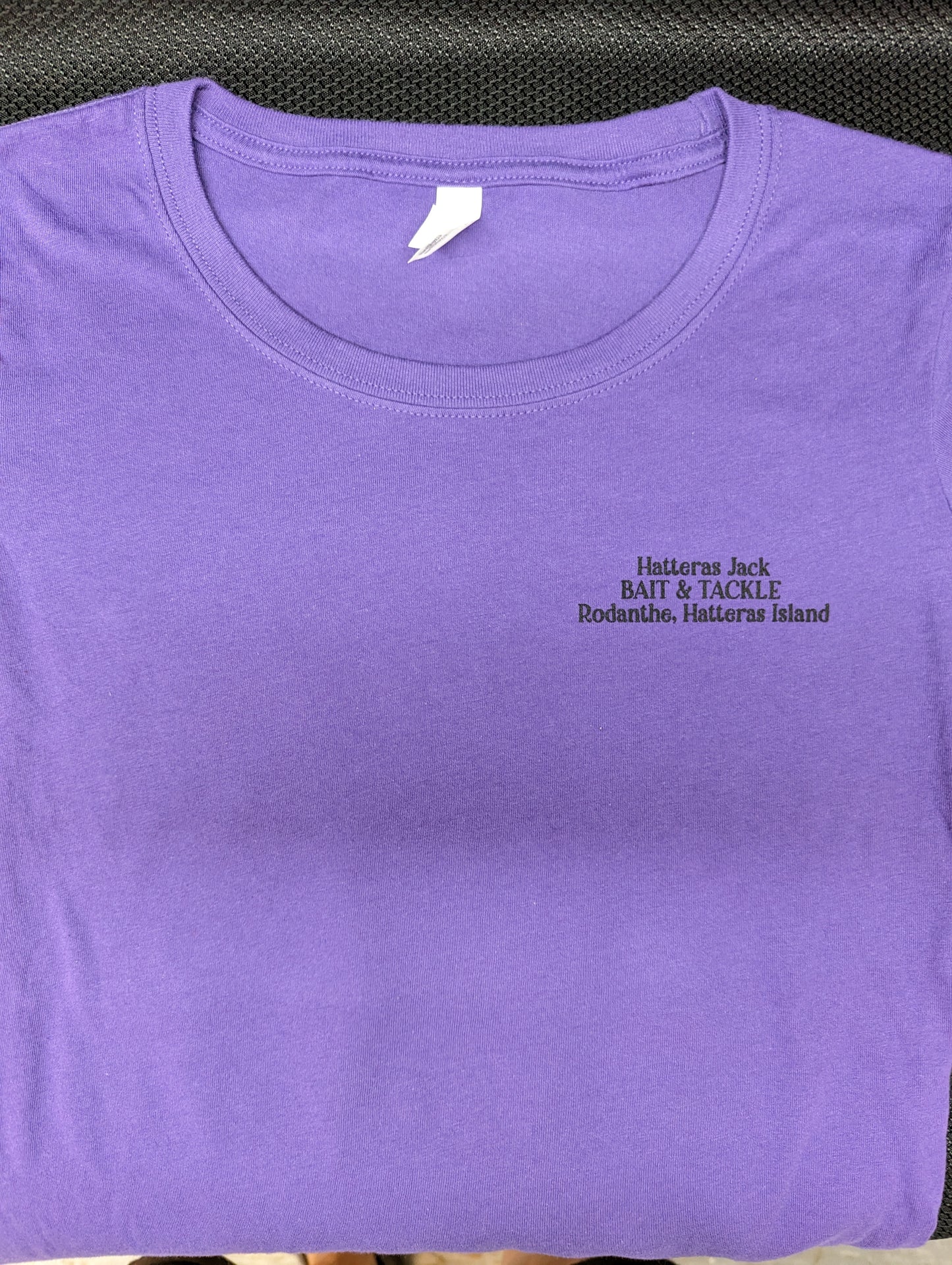 Hatteras Jack T-shirt Dolphin Logo Woman's Cut