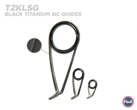 FUJI (T2-KLSG)BLACK TITANIUM/SiC/ SINGLE FOOT GUIDE