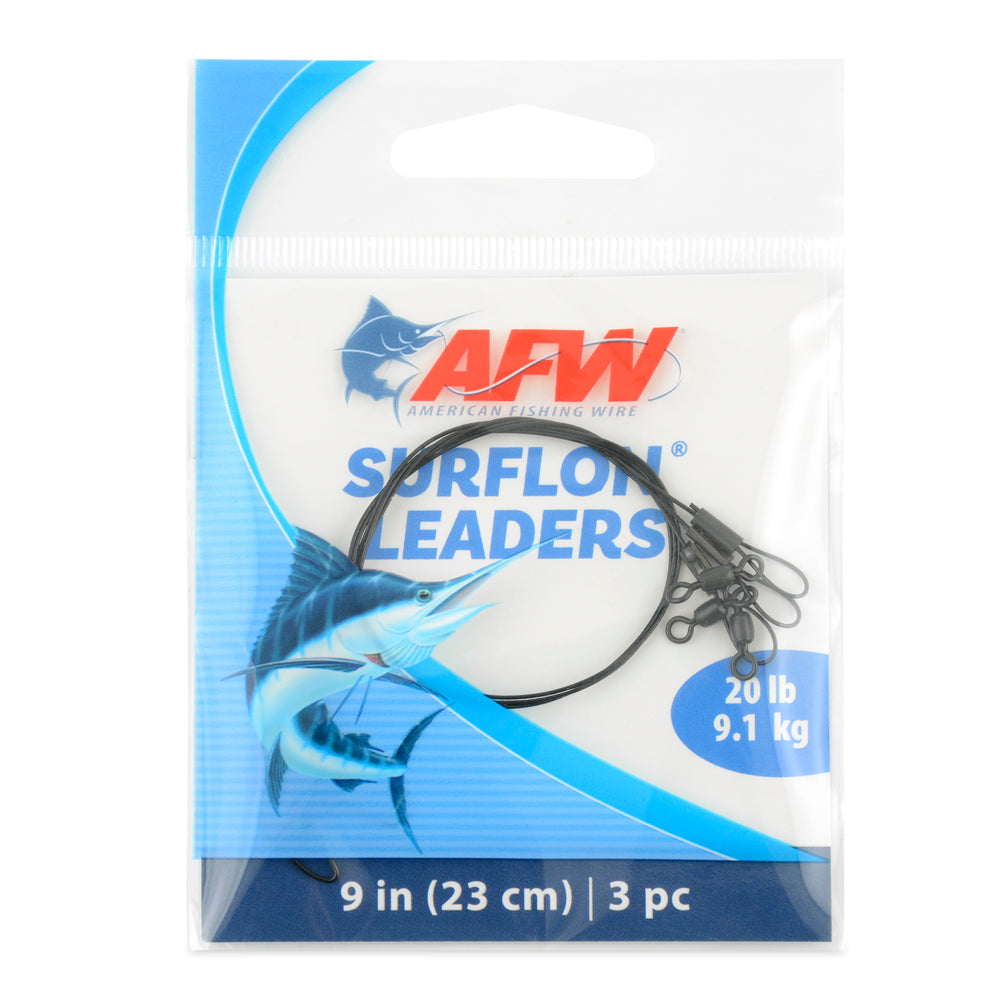 AFW Surflon Leaders, Nylon Coated, 1x7 Stainless Steel Wire
