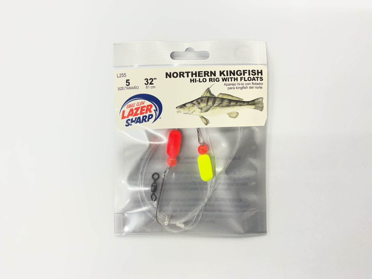 Eagle Claw Lazer Point Kingfish Double Drop Rig