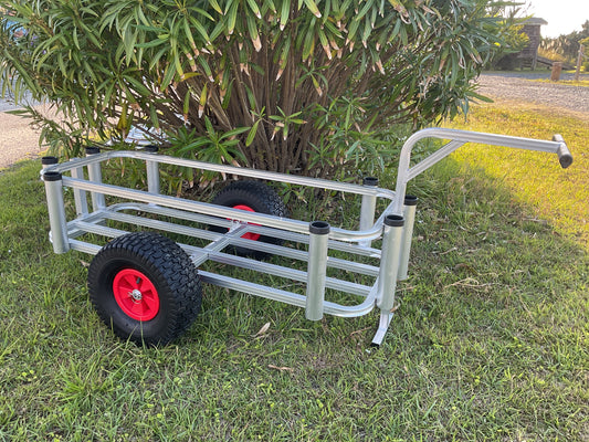 Livebottom XL Pier Cart w 8 Rod Holders