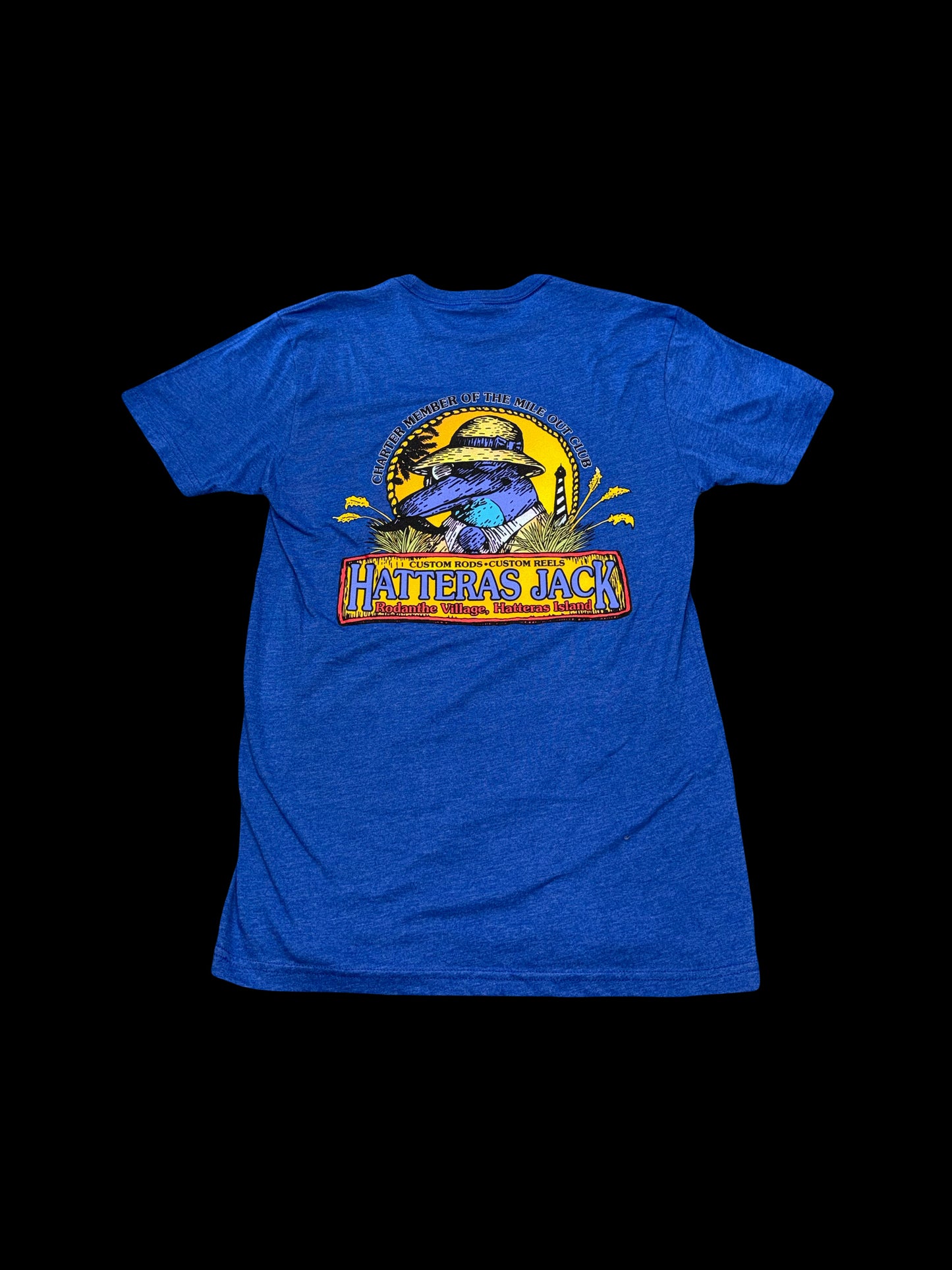 Hatteras Jack T- Shirts Dolphin Logo Unisex