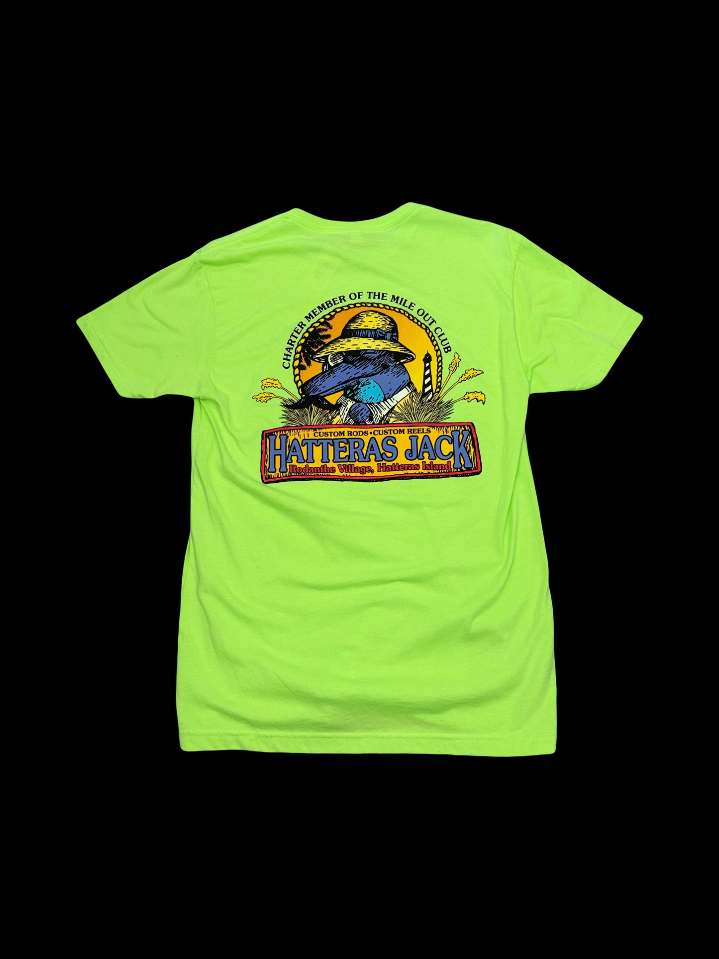 Hatteras Jack T- Shirts Dolphin Logo Unisex