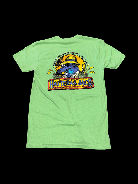 Hatteras Jack T- Shirts Dolphin Logo Unisex