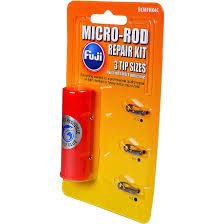 Fuji Micro-Rod Repair Kit 3 Tip Sizes with Hot Melt Adhesive