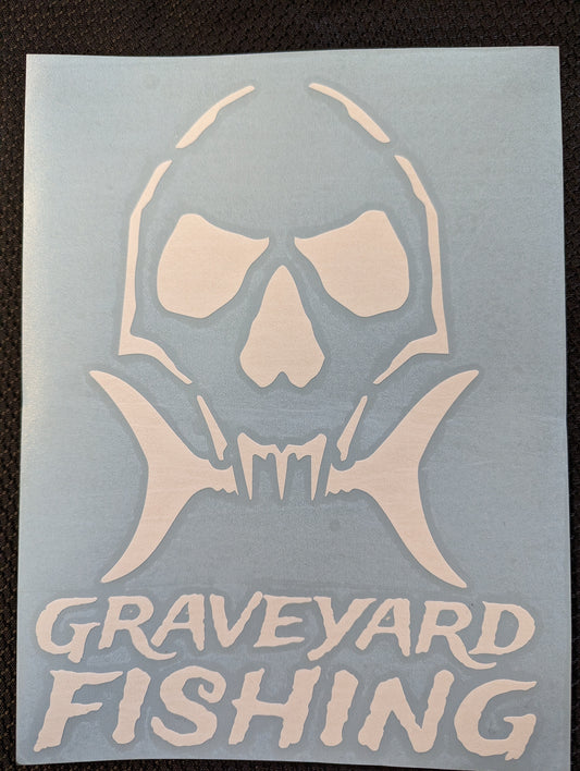Graveyard Boatworks Fishing Sticker